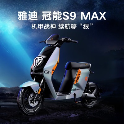 雅迪（yadea）电动车冠能三代S9 MAX锂电池电动自行车200KM续航p245