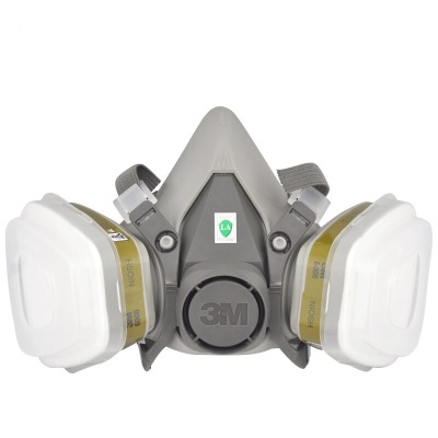 3M防毒面具 口罩防尘面具面罩 KN95防甲醛防雾霾PM2.5 防护化工喷漆油漆农药气体 yzlp242