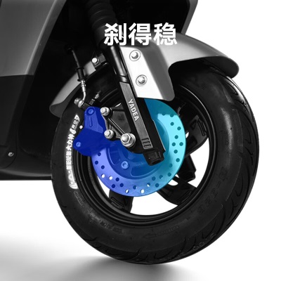 雅迪（yadea）【门店自提】莱达电动两轮摩托车长续航电动摩托 颜色到店选购p245