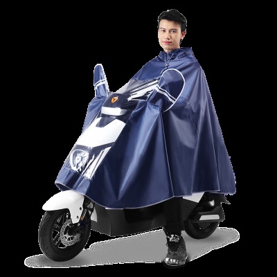 雅迪（yadea）定制雨披雅迪电动车雨披男女通用电瓶车摩托车自行车骑行雨衣雨具 藏青色p245