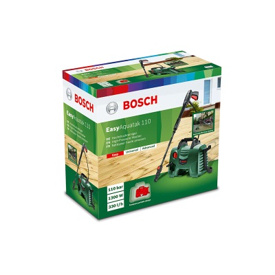 博世（BOSCH） EA 110洗车机高压清洗机220V家用高压水枪洗车机水泵洗车神器 3m出水管+6m延长管组合版p250