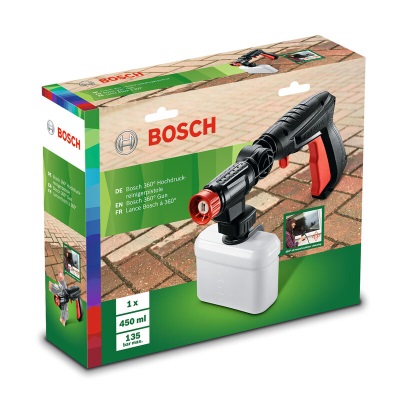 博世（BOSCH）洗车机高压清洗机专用配件万向短枪扇形出水 官方标配p250