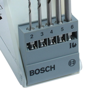 博世（BOSCH） 5支六角柄金工麻花钻头 套装p250