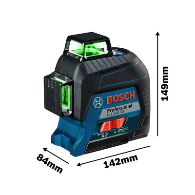 博世（BOSCH）GLL 3-60 XG专业级绿光水平仪防水防溅标线仪 官方标配p250