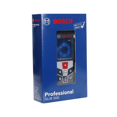 博世（BOSCH） GLM 500 彩屏激光电子尺/测量仪/测距仪 50米彩屏测距仪+博世原装包p250