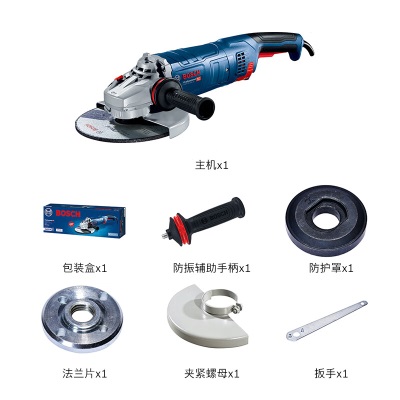 博世（BOSCH） GWS 24-180/230 大功率2400瓦角磨机磨光机工业级打磨机切割机 GWS 24-230p250