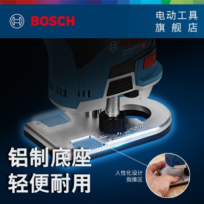 博世（BOSCH） GKF 12V-8 重载级无刷锂电12V充电式修边机切割镂铣雕刻修边侠 官方标配【不含电池、充电器】p250