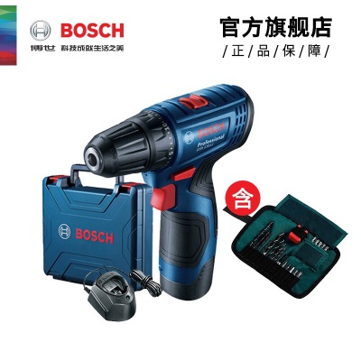 博世（BOSCH） 手电钻充电电动螺丝刀锂电池电钻家用工具箱套装手枪钻GSR120-LIp250