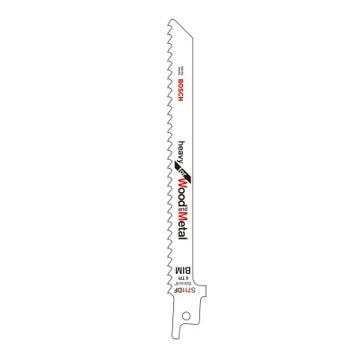 博世（BOSCH） 马刀锯条往复锯条专业金属木材切割 S711DFp250