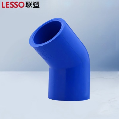 联塑（LESSO）45°弯头(PVC-U给水配件)蓝色 dn32p253