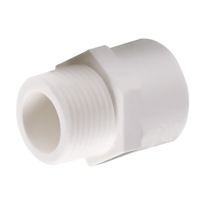 联塑（LESSO）外丝直接头(PVC-U给水配件)白色 dn50XR11/2＂p253