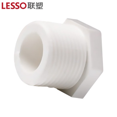 联塑（LESSO）外螺纹堵头(PVC-U给水配件)白色p253