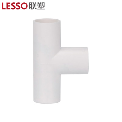联塑 LESSO 管三通PVC电工套管配件白色p253