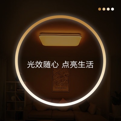 飞利浦（PHILIPS）led吸顶灯客厅灯现代简约餐厅卧室灯超薄灯具套餐三室两厅p255