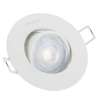 飞利浦（PHILIPS）4Wled射灯超薄嵌入式客厅小山丘筒灯孔灯孔70-80mmp255