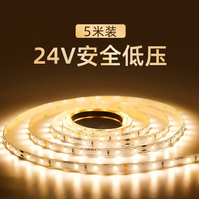 飞利浦（PHILIPS）LED低压灯带客厅吊顶氛围灯线性灯带自粘6W3000K暖黄光5米p255