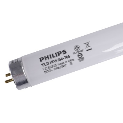 飞利浦(PHILIPS)T8荧光灯管日光灯管直管老式0.6米18W白光6500Kp255