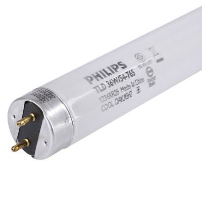 飞利浦(PHILIPS)T8荧光灯管日光灯管直管老式1.2米36W白光6500Kp255