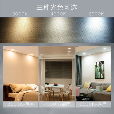 飞利浦（PHILIPS）品兆筒灯嵌入式led金属筒灯天花灯开孔68-80mmp255