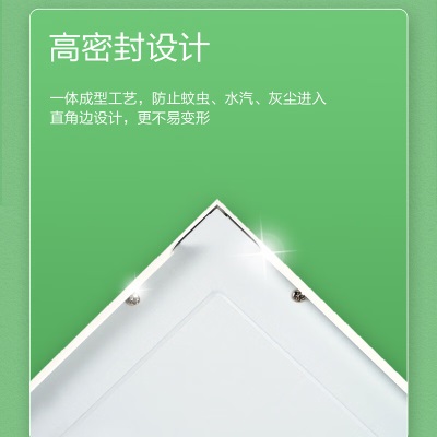 飞利浦集成吊顶平板灯超薄厨房卫生间面板灯 升级款24W 6500Kp255