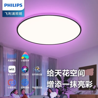 飞利浦（PHILIPS）智能卧室彩光吸顶灯 32Wp255