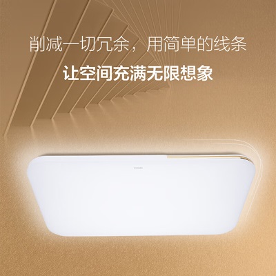 飞利浦（PHILIPS）品逸客厅灯简约现代卧室灯圆形24w 墙壁三色可调p255