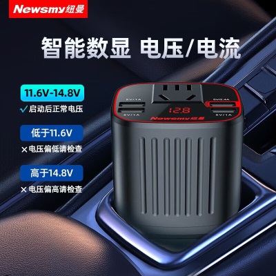 纽曼（Newsmy） 车载逆变器12V转220V快充p258