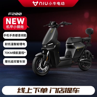 小牛电动【新品到店自提】F200新国标电动自行车 锂电池 两轮电动车p257