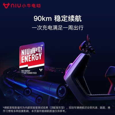 小牛（XIAONIU）【到店自提】2022升级款 NQi动力版 智能锂电两轮摩托车踏板车 到店选颜色p257