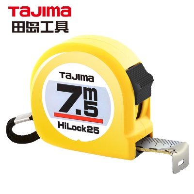 田岛（TaJIma）7.5米钢卷尺盒尺米尺木工尺公制25mm宽L2575p262