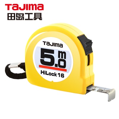 田岛（TaJIma）5米钢卷尺盒尺米尺木工尺公制16mm宽L16-50p262