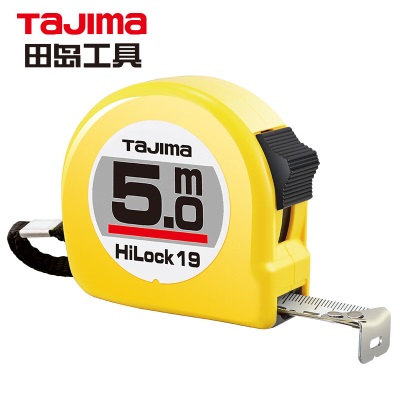 田岛（TaJIma）5米钢卷尺盒尺米尺木工尺公制19mm宽L19-50p262