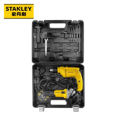 史丹利（STANLEY）750w角磨机+冲击钻组合套装电钻打孔切割机磨光机SHG6750KA-A9p262