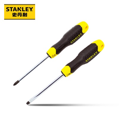 史丹利（Stanley）螺丝刀2件套装 手动五金工具 铬钒钢胶柄螺丝批STHT65200-8p262