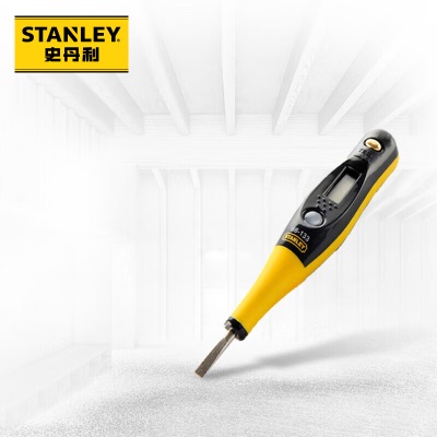 史丹利（Stanley）高级数显测电笔 高精度感应多功能智能试电笔 电工低电压验电笔 查断点线路检测66-133p262
