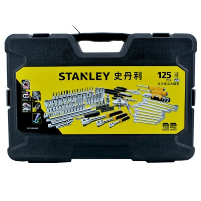 史丹利（Stanley）汽车维修工具套装125件汽修汽保工具箱组套 快速棘轮扳手套筒组合 随车工具STMT74393-8p262