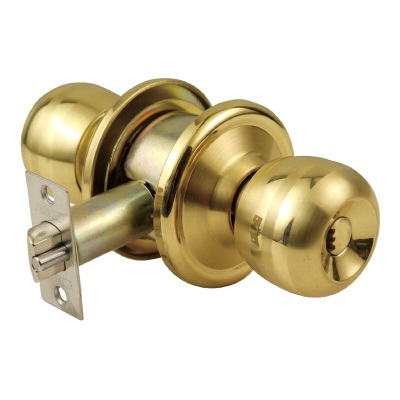 百威狮 球形锁室内卧室卫生间门锁304不锈钢球锁铜锁芯 双锁舌通用款p265