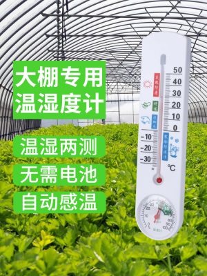 温湿度计大棚养殖专用温室蔬菜种植家用室内外温度表检测器工业用p140b